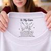Custom Inside Neck Print T-Shirt - Personalized Best Friend Birthday Gifts For Women, Besties, Sisters, BFF  - You’re My Forever Person