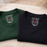 Custom Inside Neck Print T-Shirt - Personalized Memorial Sympathy Gifts For Loss Of Mom, Dad - Forever In Our Hearts