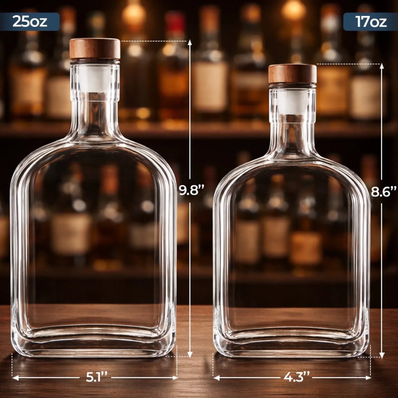 Custom Liquor Decanter - America 250th Anniversary Gifts For Women, Men - Honor The Brave Spirit