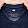 Custom Inside Neck Print T-Shirt - Personalized Birthday Gifts For Mom, Son - Crafted With Love