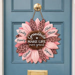 Custom Wood Sign - Personalized Birthday Gifts For Mom, Grandma - Our Family’s Heart