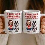 Custom Mug - Personalized Birthday Gifts For Dog Lovers, Dog Dad And Mom - My Dog Is My Happiness