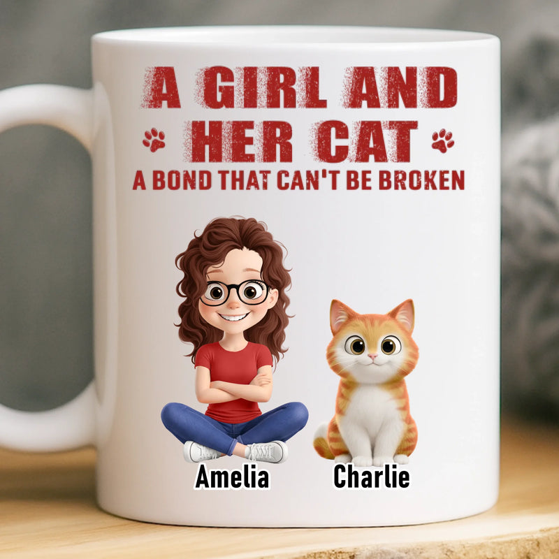 Custom Mug - Personalized Birthday Gifts For Cat Lovers, Cat Mom And Dad - My Cat Runs This House