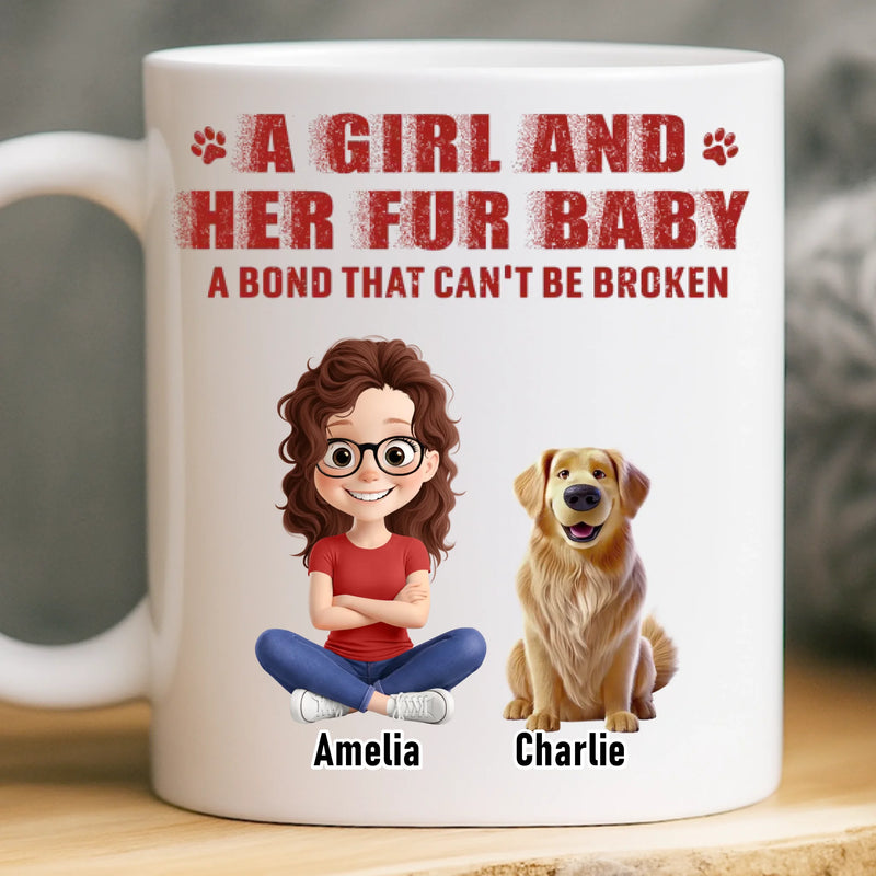 Custom Mug - Personalized Birthday Gifts For Dog Cat Lovers, Dog Dad And Mom, Cat Owners - Rescued By My Pets