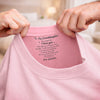 Custom Inside Neck Print T-Shirt - Personalized Birthday Gifts For Granddaughter - I’ll Love You Every Day I Have