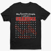 Custom Word Search Puzzle T-shirt, Premium T-shirt, Hoodie - Personalized Mother's Day Birthday Gifts For Mom, Grandma - Proud Member Of Grandma Club