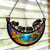 Custom Window Hanging Suncatcher Ornament - Personalized Mother's Day Birthday Gifts For Mom, Grandma - Our Little World Is Full Of Love