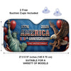 Custom Auto Windshield Sunshade, Car Window Protector - Personalized America 250th Anniversary Gifts For Mom, Dad, Brother, Sister, Kids - American Spirit Never Fades