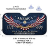 Custom Auto Windshield Sunshade, Car Window Protector - Personalized America 250th Anniversary Gifts For Women, Men - Proud To Be American
