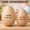 Custom Wooden Egg Shaker - Personalized Easter, Baby Shower, Gender Reveal Gifts For New Moms, New Dads, New Parents - Tiny Hands Big Love