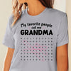 Custom Word Search Puzzle Unisex T-shirt, Premium T-shirt, Hoodie - Personalized Mother's Day Birthday Gifts For Mom, Grandma - Find The Words Feel The Love