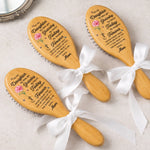 Custom Birth Month Flower Hair Brush - Personalized Thank You Graduation Birthday Gifts For Daughters, Mother - You Have Blossomed Beautifully
