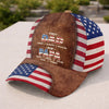 Custom Hat, All Over Print Classic Cap - Personalized Father's Day Birthday Gifts For Dad, Grandpa - Once A Dad, Now A Proud Grandpa