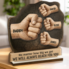 Custom 2-Layered Wooden Plaque - Personalized Father's Day Birthday Gifts For Dad, Grandpa - A Legacy Of Love