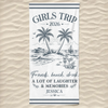 Custom Beach Towel - Personalized Summer Vacation And Travel Gifts For Best Friends, Family - Tropical Vibes Only