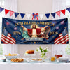 Custom Polyester Outdoor Banner - Personalized America 250th Anniversary Gifts For Mom, Dad, Brother, Sister, Kids - Legacy Lives On Strong