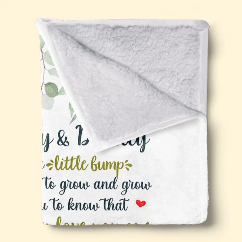 Custom Blanket - Personalized Baby Shower, Gender Reveal Gifts For New Moms, New Dads, New Parents - New Life, New Love, New Journey