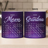 Custom Word Search Puzzle Mug - Personalized Mother's Day Birthday Gifts For Mom, Grandma - Mom First, Grandma Forever
