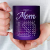 Custom Word Search Puzzle Mug - Personalized Mother's Day Birthday Gifts For Mom, Grandma - Mom First, Grandma Forever
