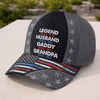 Custom Hat, All Over Print Classic Cap - Personalized Father's Day Birthday Gifts For Dad, Grandpa - Your Love Built This Family