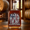Custom Liquor Decanter - Personalized Father's Day Birthday Gifts For Dad, Grandpa - Forever Thankful For Dad