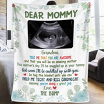 Custom Photo Blanket - Personalized Baby Shower, Gender Reveal Gifts For New Moms, New Dads, New Parents - Soon I’ll Be Cuddled Up With You