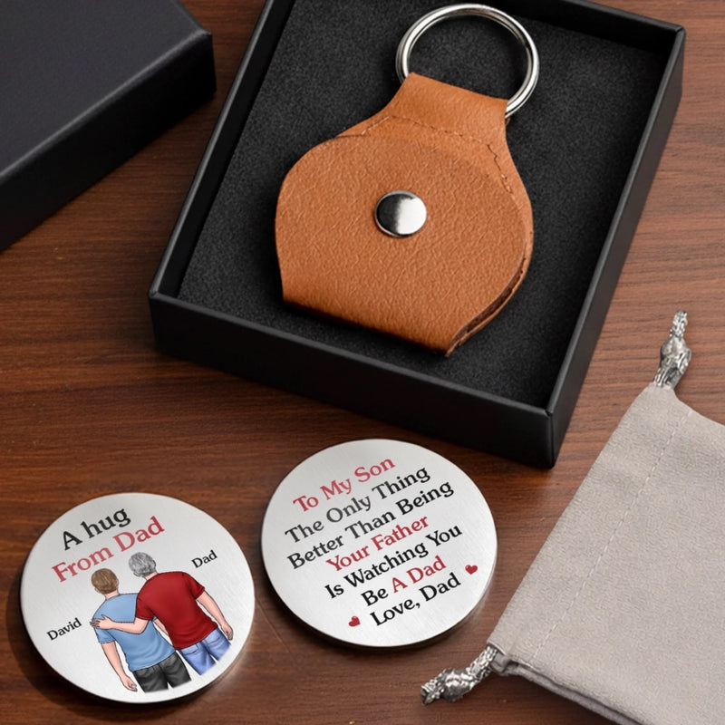 Custom Pocket Hug - Personalized Birthday Gifts For Son - Son Makes Life Complete