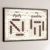 Custom Word Search Puzzle Horizontal Poster, Canvas - Personalized Mother's Day Birthday Gifts For Mom, Grandma - Her Next Best Title Is Grandma