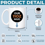 Custom 3D Inflated Effect Printed Mug - Personalized Funny Mother's Day Birthday Gifts For Mom - Mom Raised Tiny Troublemakers