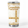 Custom Scrabble Tumbler - Personalized Mother's Day Birthday Gifts For Mom, Grandma - Queen Of Our Family