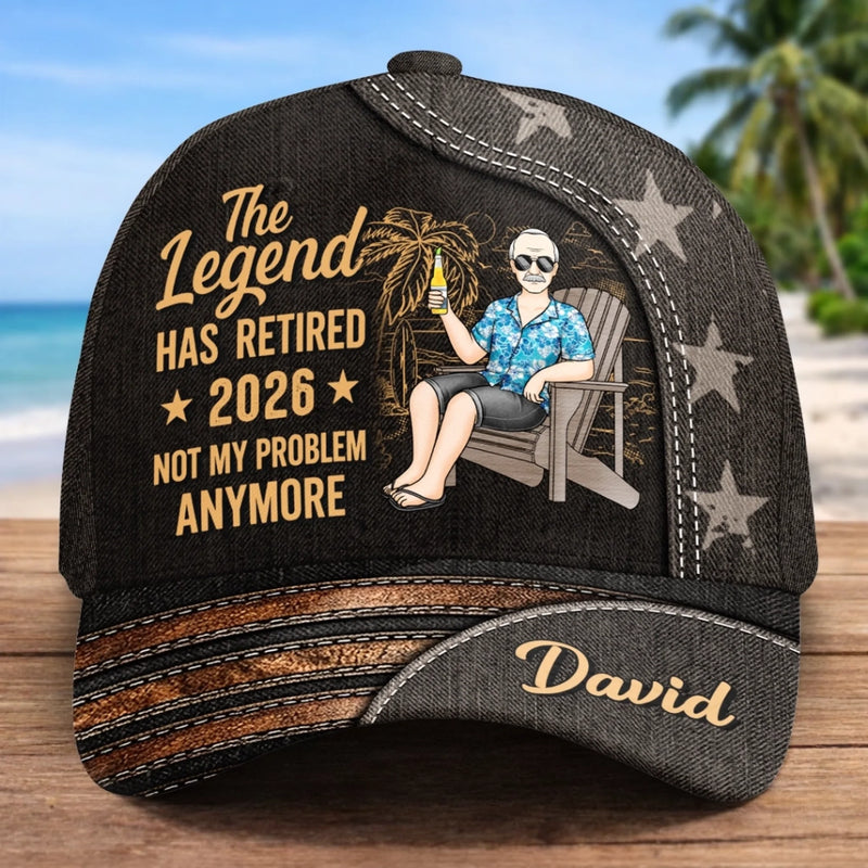Custom Hat, All Over Print Classic Cap - Personalized Retirement Gifts For Women, Men - Enjoy Life On Your Terms