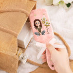 Custom Birth Month Flower Paddle Hair Brush - Personalized Thank You Birthday Gifts For Her, Friends, Sisters, Daughters, Mother, Bridesmaid - Butterflies, Blooms And Beauty