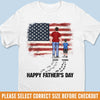 Custom Unisex T-shirt, Premium T-shirt, Hoodie - Personalized Father's Day Birthday Gifts For Dad, Grandpa - Forever My Hero