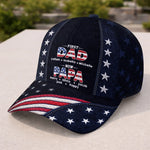 Custom Hat, All Over Print Classic Cap - Personalized Father's Day Birthday Gifts For Dad, Grandpa - Dad Always Our Protector