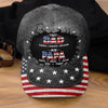 Custom Hat, All Over Print Classic Cap - Personalized Father's Day Birthday Gifts For Dad, Grandpa - Blessed Beyond Measure