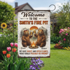 Custom Flag - Personalized Anniversary Wedding Camping Gifts For Campers, Husband And Wife, Him And Her - Where Love Meets The Outdoors