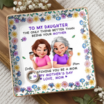 Custom Full-Print Jewelry Dish - Personalized Mother's Day Birthday Gifts For Daughter - From Mom With Love