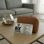 Custom Photo Aluminum Wallet Card - Personalized Pet Memorial Sympathy Gifts For Dog Lovers - They Lived, They Loved, They Purred