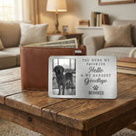 Custom Photo Aluminum Wallet Card - Personalized Pet Memorial Sympathy Gifts For Dog Lovers - They Lived, They Loved, They Purred