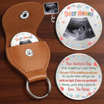 Custom Photo Pocket Hug - Personalized Baby Shower, Gender Reveal Gifts For New Moms, Wife, Daughter - A Sweet Message From The Little One