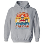 Custom Unisex T-shirt, Premium T-shirt, Hoodie - Personalized Father's Day Birthday Gifts For Cat Lovers, Cat Dad - Life Is Better With Pets