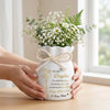 Custom Flower Vase With Ribbon - Personalized Mother's Day Birthday Gifts For Daughter - You Carry Love So Beautifully