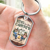 Custom Keychain - Personalized Anniversary Wedding Gifts For Husband And Wife, Him And Her, Campers - Keys To The Camper