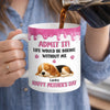 Custom 3D Inflated Effect Printed Mug - Personalized Mother's Day Birthday Gifts For Dog Cat Lovers, Dog Mom, Cat Owners - Life’s Boring Without Me