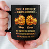 Custom Black Mug - Personalized Birthday Gifts For Brother - Brave Brother Club