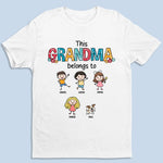 Custom Unisex T-shirt, Premium T-shirt, Hoodie - Personalized Mother's Day Birthday Gifts For Mom, Grandma - Official Grandma Fan Club
