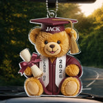 Custom Acrylic Car Ornament - Personalized Graduation Gifts For Him, Her - A New Chapter Begins