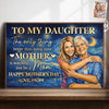 Custom Photo Horizontal Poster - Personalized Mother's Day Gifts For Daughter - Proud Of The Mother You’ve Become