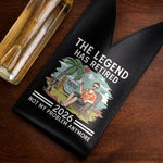 Custom Leather Wine Bag - Personalized Retirement Gifts For Women, Men - Relax, You’ve Earned It