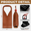 Custom Leather Wine Bag - Personalized Retirement Gifts For Women, Men - Living The Dream Every Day